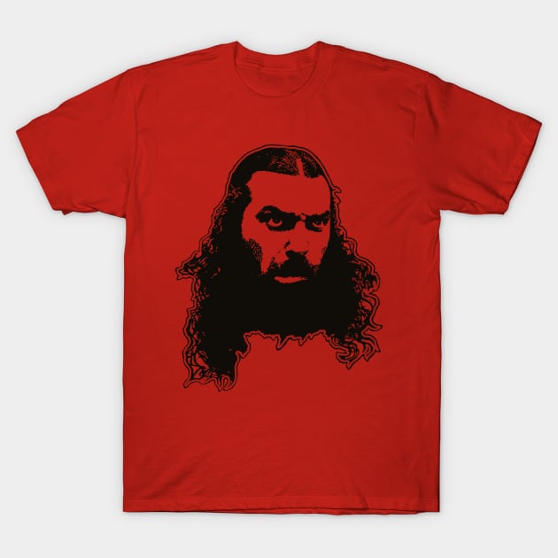 Bruiser Brody (negative space) T-Shirt by BludBros